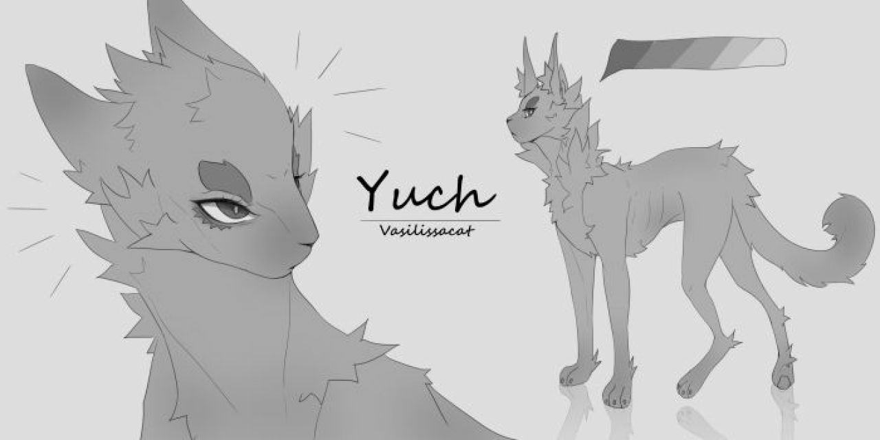 Юч арт. Кот референс. YUCH. Бесплатный ЮЧ. YUCH Commission.